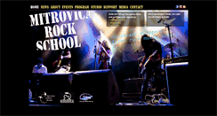 Desktop Screenshot of mitrovicarockschool.org